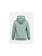 Dětská mikina PEAK PERFORMANCE Jr Original Small Logo Hood, zelená barva