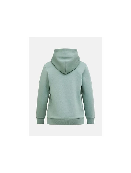 Dětská mikina PEAK PERFORMANCE Jr Original Small Logo Hood, zelená barva