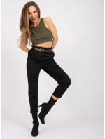 Spodnie DHJ SP model 20961798 czarny - FPrice Spodnie DHJ SP model 20961798 czarny - FPrice