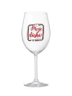 MOJE LÁSKA - čirá sklenice na víno 350 ml