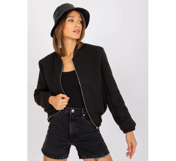 Dámská bunda RV-KR-006.16 černá - FPrice Dámská bunda RV-KR-006.16 černá - FPrice