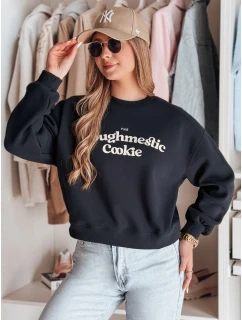 Dámská oversize mikina s potiskem COOKIES tmavě modrá FashionStreet BY1447