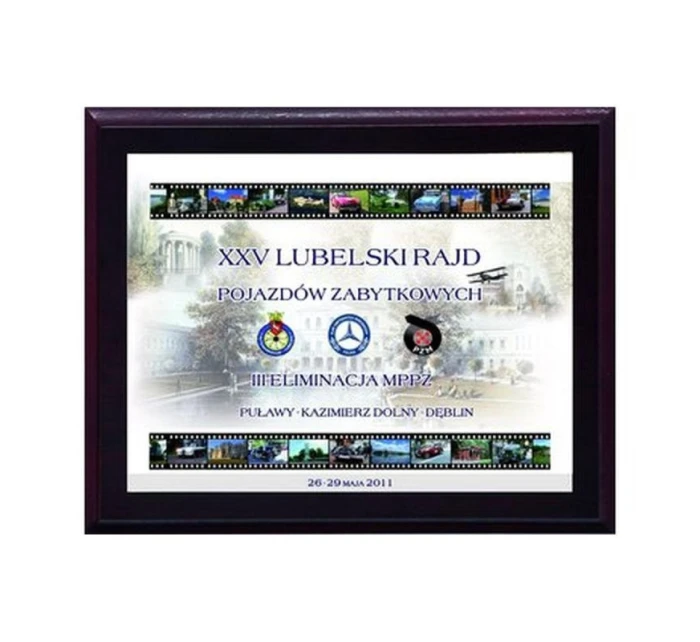 Plastový diplom s barevným dotykovým laminátem