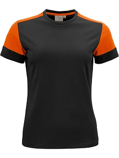 Prime T Women Dámské tričko z těžké bavlny model 22456125 black/orange - Printer