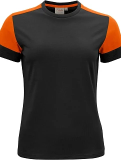 Prime T Women Dámské tričko z těžké bavlny model 22456125 black/orange - Printer
