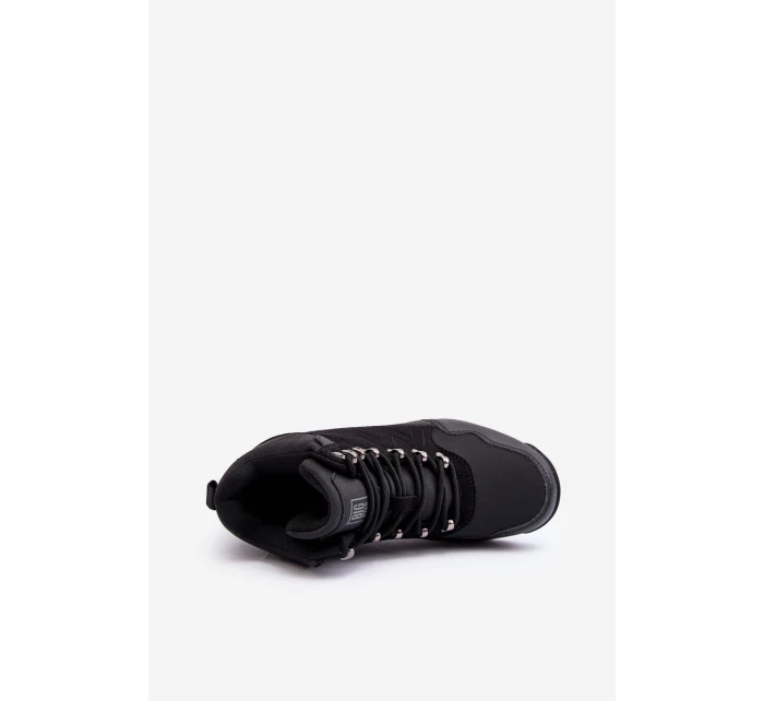 Dámské zateplené trekingové boty černé Big Star MM274481