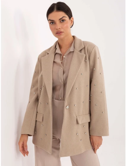 Marynarka IT MA model 21795569 beżowy - FPrice