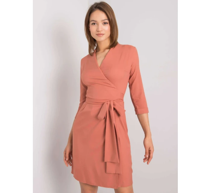 Šaty LK SK 507665.17P tmavě oranžová