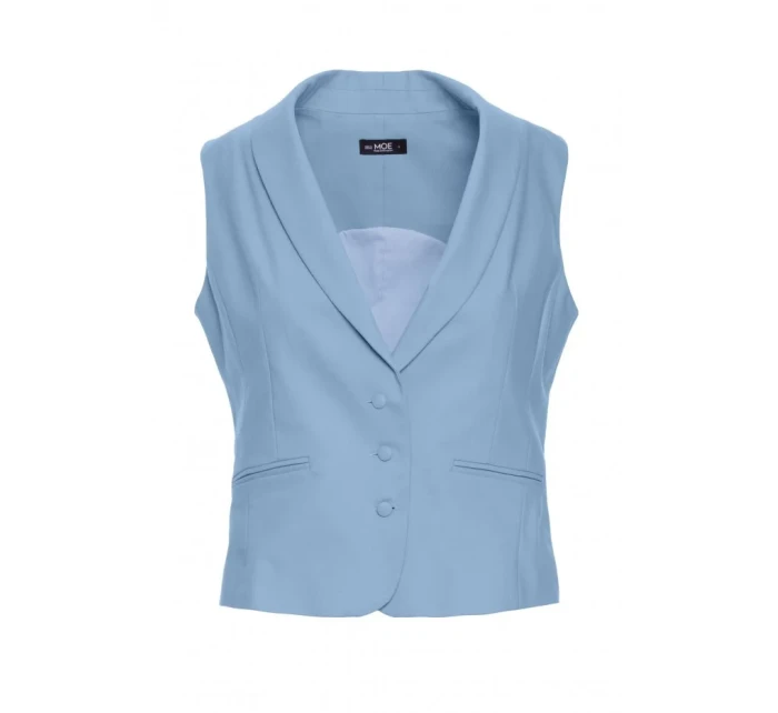 model 21136102 Džínová vesta světle modrá - Moe