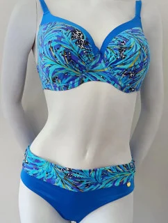 Dámské dvojdílné plavky S940E20 modré - SELF