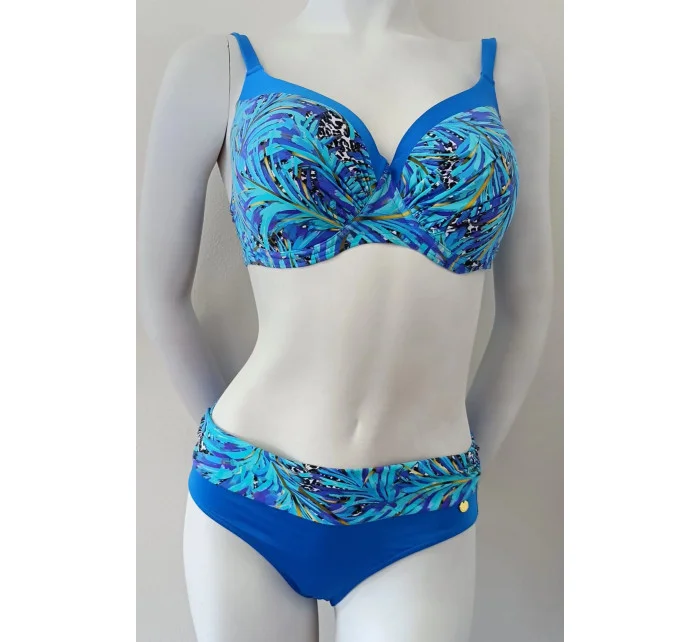 Dámské dvojdílné plavky modrý  model 19776603 - Self