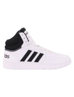 Pánské sportovní boty Hoops 3.0 Mid M GW3019 Bílá s černou - Adidas