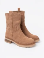 Stylové model 21290937 kotníčkové boty dámské na plochém podpatku Stylové model 21290937 kotníčkové boty dámské na plochém podpatku