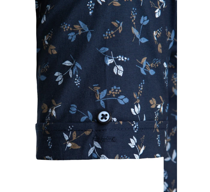 Pánská tmavě modrá košile s krátkým rukávem Dstreet model 21989535 - FashionStreet