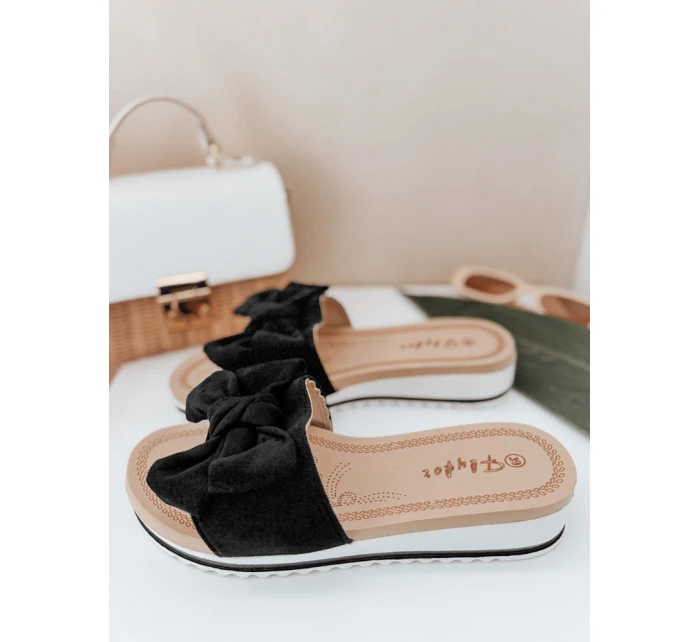 Dámské žabky LOVESLIDE black FashionStreet ZY0995