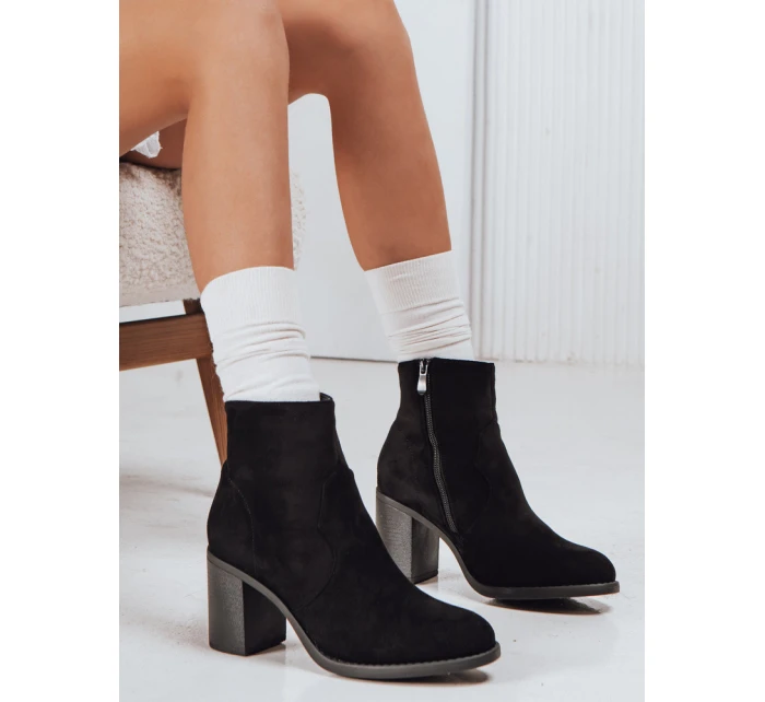 Dámské semišové kozačky černé model 21993968 - Dstreet Dámské semišové kozačky černé model 21993968 - Dstreet
