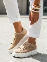 FashionStreet béžové dámské tenisky ZY1373