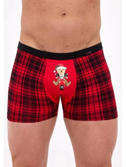 Boxerky model 21475202 Teddy Rider Christmas S2XL - Cornette Boxerky model 21475202 Teddy Rider Christmas S2XL - Cornette