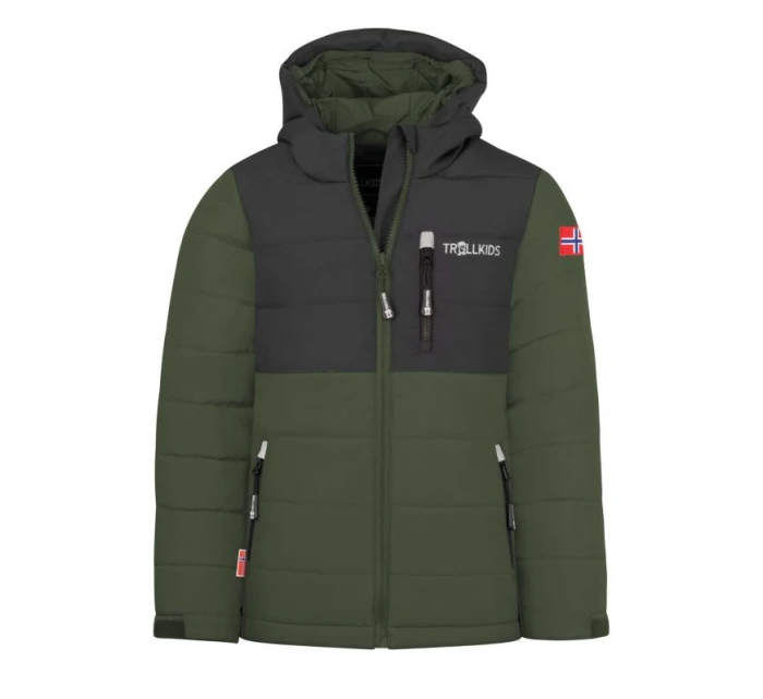 Dětská zimní bunda Kids Snow Jacket XT nepromokavá zelená model 21352021 - Trollkids