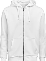 Untagged Movement OCS RCS Full Zip Hoodie Unisex mikina s kapucí z těžké bavlny 66.5010 white
