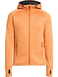 Hoodie Zip Men Pánská mikina s kapucí dark orange model 22470599 - Tenson