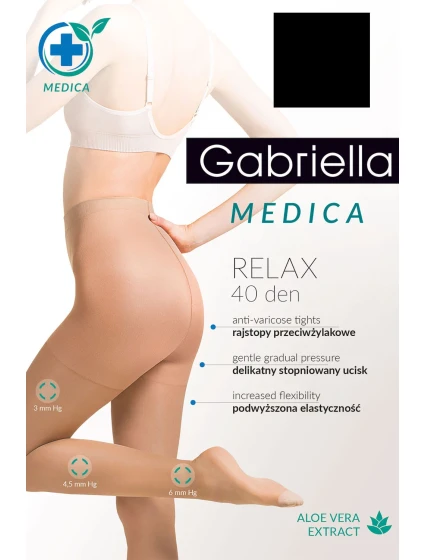 Gabriella Medica Relax 40 DEN Code 111 barva:nero Gabriella Medica Relax 40 DEN Code 111 barva:nero