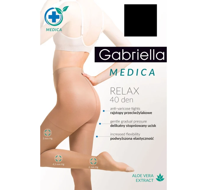 Gabriella Medica Relax 40 DEN Code 111 barva:nero Gabriella Medica Relax 40 DEN Code 111 barva:nero