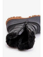 Dámské Sněhule Zateplené Kožešinou Na  Černé model 21676953 - Lee Cooper