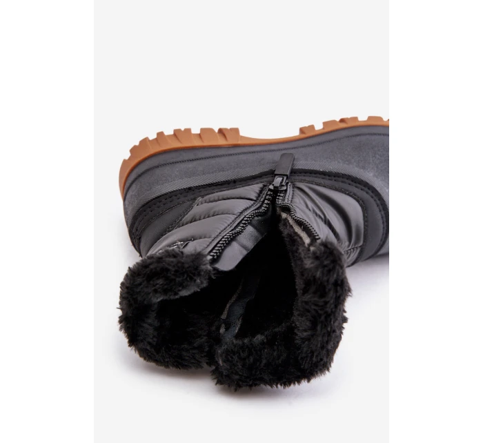 Dámské Sněhule Zateplené Kožešinou Na  Černé model 21676953 - Lee Cooper