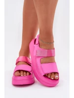 Dámské Sandály Na Platformě S Popruhy Fuchsie Nitepira Dámské Sandály Na Platformě S Popruhy Fuchsie Nitepira