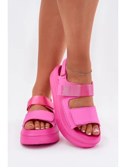 Dámské Sandály Na Platformě S Popruhy Fuchsie Nitepira Dámské Sandály Na Platformě S Popruhy Fuchsie Nitepira