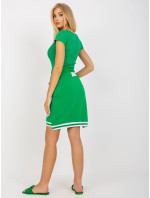 Zelená mini mikinová sukně s kapsami OH BELLA
