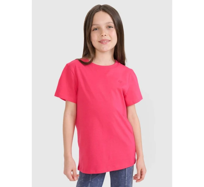 Dívčí hladké tričko 4F 4FJWSS25TTSHF2177-55S