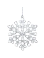 Závěsná dekorace sněhové vločky 12x12 CM MODEL 3