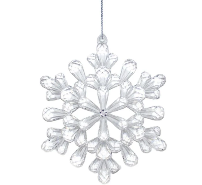 Závěsná dekorace sněhové vločky 12x12 CM MODEL 3
