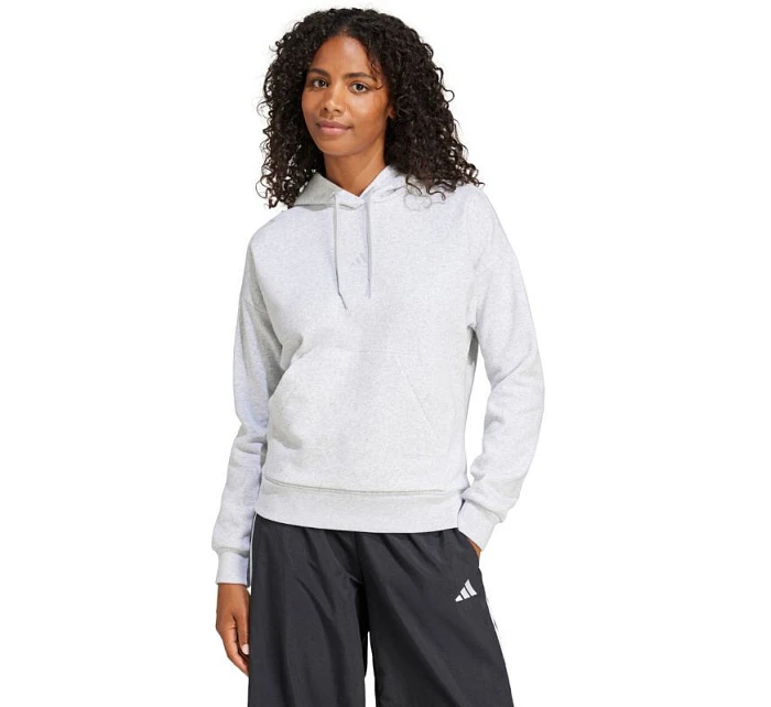 Dámská mikina adidas Essentials Small Logo Feel Cozy světle šedá JN1853 Dámská mikina adidas Essentials Small Logo Feel Cozy světle šedá JN1853