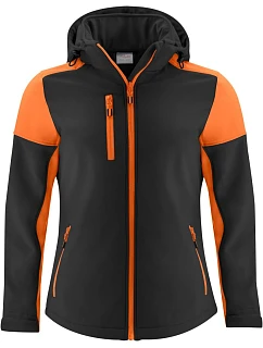 Prime Softshell Women Dámská softshellová bunda model 22453475 black/orange - Printer