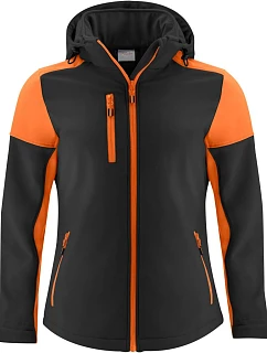 Printer Prime Softshell Women Dámská softshellová bunda 61.1066 black/orange