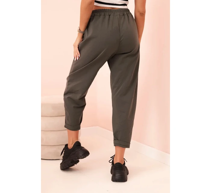 Kraťasy s kapsami Summer Punto tmavě khaki