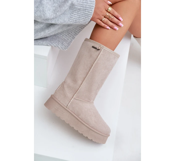 Vysoké Sněhule Na Platformě Big Star model 21679168 Světle Béžové - Big Star Shoes