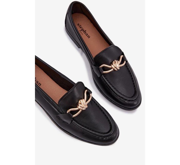 Dámské mokasíny s ozdobným detailem černé Rosynne Dámské mokasíny s ozdobným detailem černé Rosynne