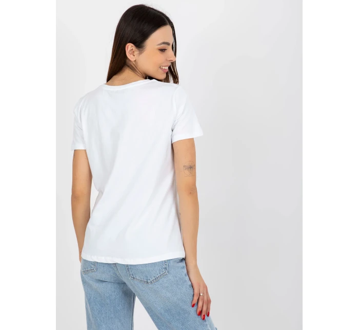 Dámské tričko RV TS 8626.00 bílá zelená - FPrice