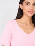T shirt RV TS model 21889049 jasny różowy - FPrice T shirt RV TS model 21889049 jasny różowy - FPrice