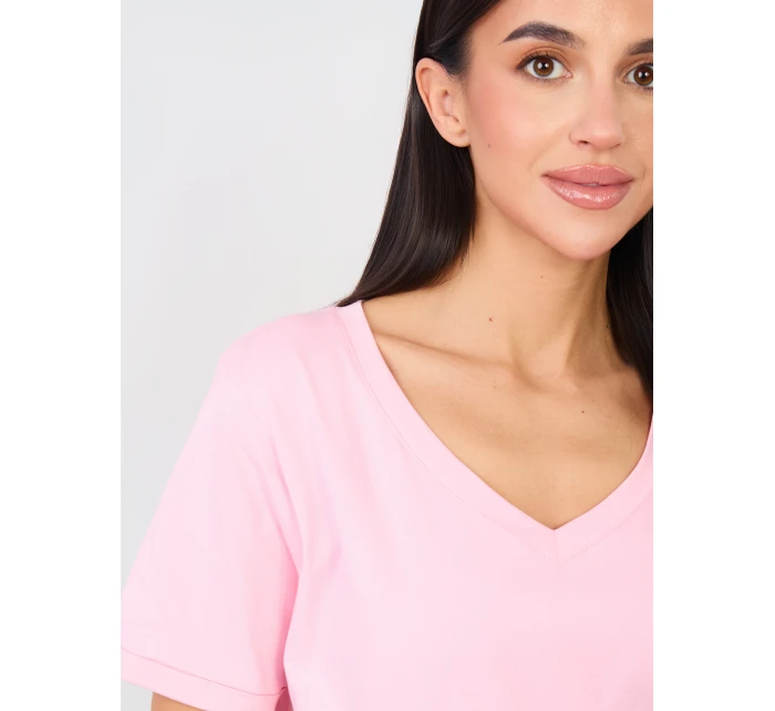 T shirt RV TS model 21889049 jasny różowy - FPrice T shirt RV TS model 21889049 jasny różowy - FPrice