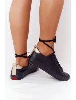 Dámské Kožené Tenisky CROSS JEANS HH2R4003C Černé Dámské Kožené Tenisky CROSS JEANS HH2R4003C Černé