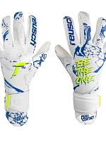 Pánské brankářské rukavice M 5370200-1089 bílo-modré - Reusch