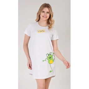 Dámská noční košile s krátkým rukávem Frog