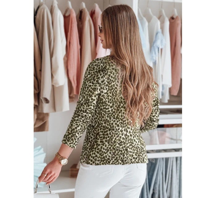 Dámská bunda do pasu MARABELL zelená FashionStreet PY0129