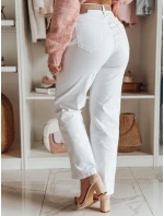 Dámské široké džíny DELUSSIA white FashionStreet UY2671