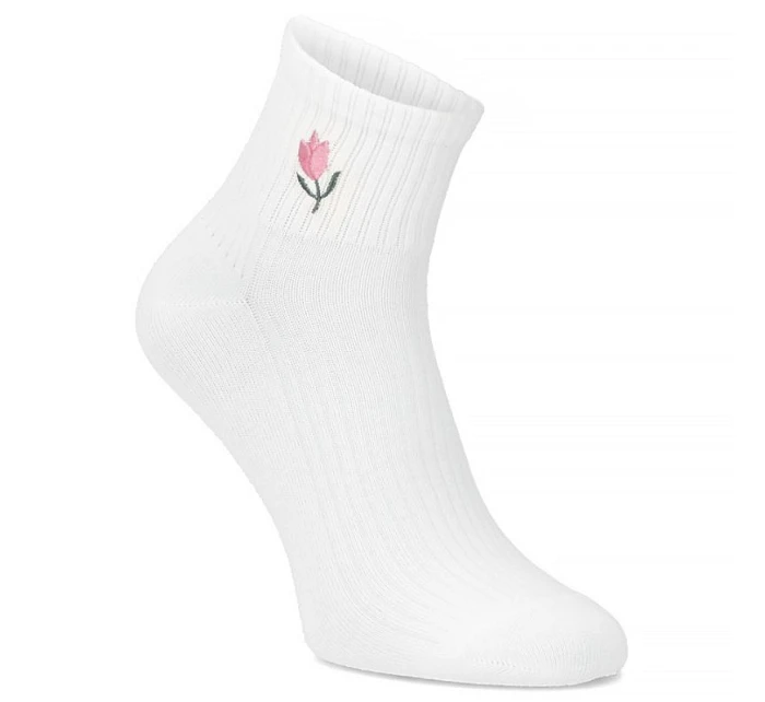 Dámské vysoké krémové bambusové ponožky Filippo SD-AN06 Dámské vysoké krémové bambusové ponožky Filippo SD-AN06